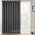 Dark Grey Sliding Door Curtains